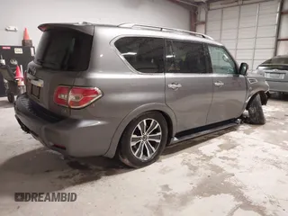 2020 Nissan Armada SL with VIN JN8AY2NC4L9619782, listed as a IAAI auction lot 41554399 with 137,306 mi miles. Bid and sale history available at carsss.com. Image 4.
