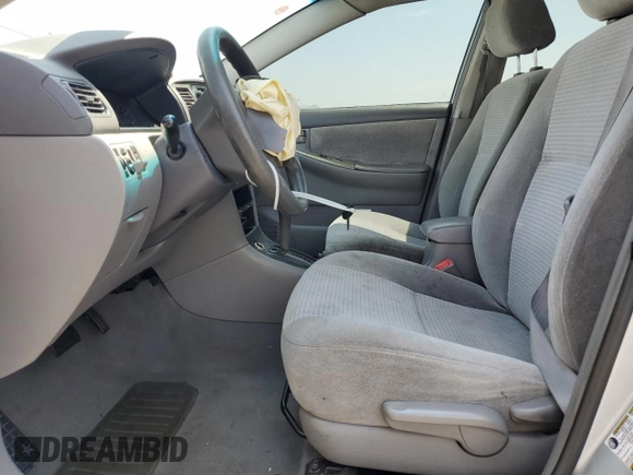 2005 Toyota Corolla CE with VIN 1NXBR32EX5Z528911, listed as a Copart auction lot 55145825 with 270,487 mi miles and Salvage Title. Bid and sale history available at DreamBid. Image 7.