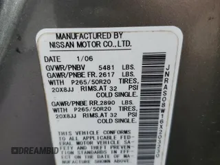 2006 Infiniti FX z VIN JNRAS08W16X203230, wystawiony jako Copart lot #51753685 z przebiegiem Nie podano mil oraz Szkoda całkowita • Salvage title. Historia ofert i sprzedaży dostępna na DreamBid. Obrazek 13.