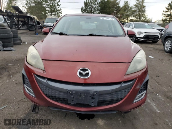 2010 Mazda 3 S Sport with VIN JM1BL1H57A1202965, listed as a Copart auction lot 84758814 with 140,256 mi miles and Salvage title. Bid and sale history available at DreamBid. Image 5.