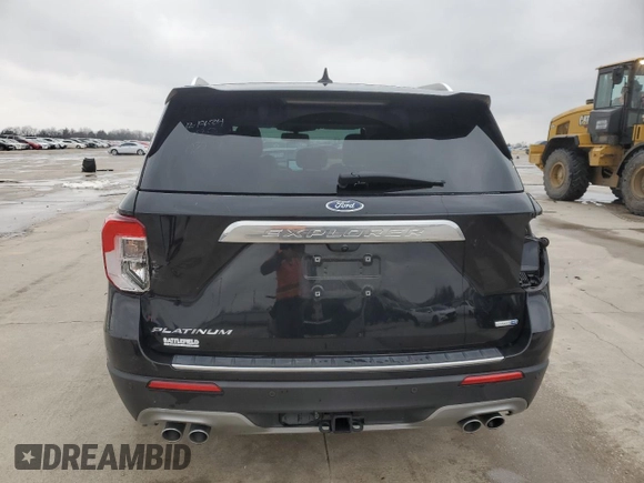 2020 Ford Explorer Platinum z VIN 1FM5K8HC0LGA60137, wystawiony jako Copart lot #87540635 z przebiegiem 24 929 mil mil oraz Szkoda całkowita • Salvage title. Historia ofert i sprzedaży dostępna na DreamBid. Obrazek 6.