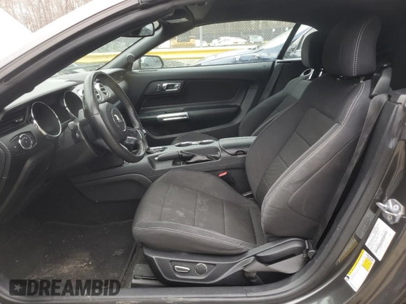 2017 Ford Mustang V6 with VIN 1FATP8EM5H5305551, listed as a Copart auction lot 43912635 with 62,271 mi miles and Salvage Title. Bid and sale history available at carsss.com. Image 7.