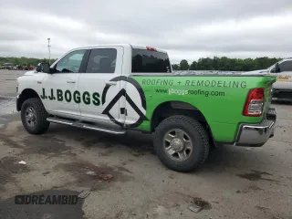2022 Ram 2500 Big Horn with VIN 3C6UR5DJ0NG182445, listed as a Copart auction lot 59940205 with 91,080 mi miles and Salvage title. Bid and sale history available at DreamBid. Image 2.
