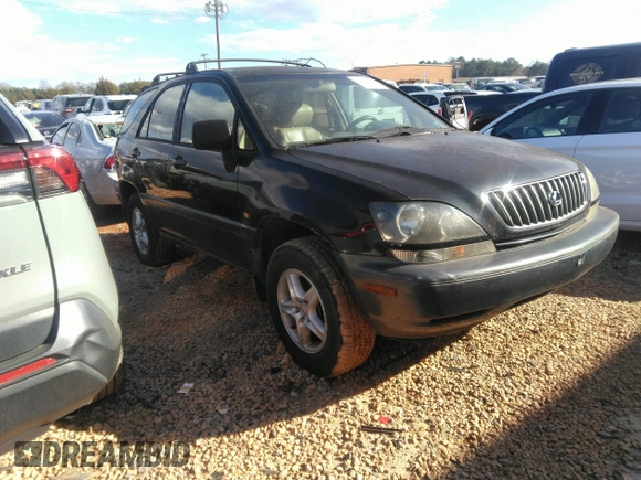 1999 Lexus RX 300 Luxury SUV with VIN JT6HF10U7X0038014, listed as a IAAI auction lot 41244208 with 183,823 mi miles. Bid and sale history available at carsss.com. Image 1.