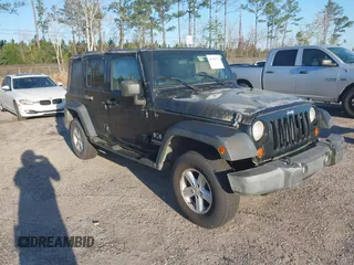 2007 Jeep Wrangler Unlimited X with VIN 1J4GA39127L159095, listed as a IAAI auction lot 41780974 with 179,791 mi miles and . Bid and sale history available at DreamBid. Image 1.