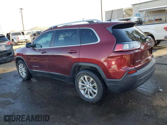 2019 Jeep Cherokee Latitude z VIN 1C4PJMCB0KD140030, wystawiony jako Copart lot #77901084 z przebiegiem 184 787 mil mil oraz Szkoda całkowita • Salvage title. Historia ofert i sprzedaży dostępna na DreamBid. Obrazek 2.