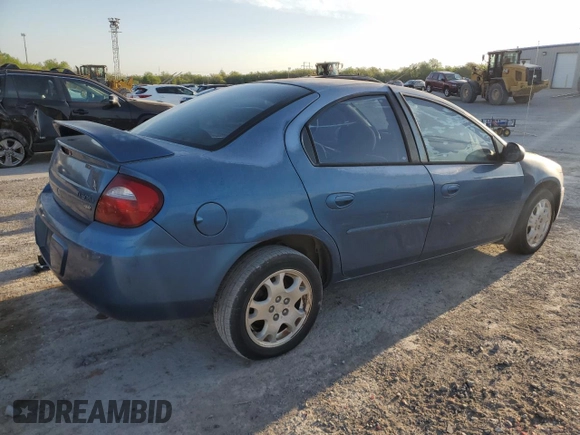 2003 Dodge Neon SXT with VIN 1B3ES56C63D102545, listed as a Copart auction lot 53118975 with Not Provided miles and Clean Title. Bid and sale history available at carsss.com. Image 3.
