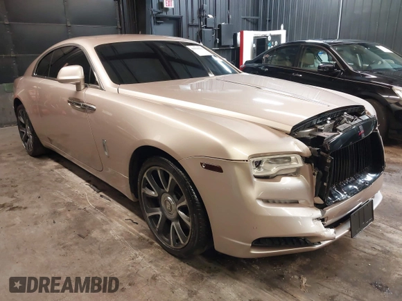 2019 Rolls-Royce Wraith z VIN SCA665C53KUX87266, wystawiony jako IAAI lot #41918222 z przebiegiem 42 388 mil mil oraz . Historia ofert i sprzedaży dostępna na DreamBid. Obrazek 1.