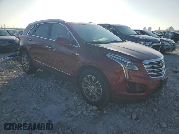 2017 Cadillac XT5 Luxury AWD with VIN 1GYKNDRS8HZ221062, listed as a Copart auction lot 54223415 with 103,791 mi miles and Salvage Title. Bid and sale history available at DreamBid. Image 4.