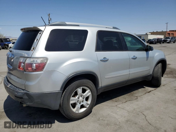 2010 GMC Acadia SLE with VIN 1GKLRLED2AJ123718, listed as a Copart auction lot 52192465 with 176,914 mi miles and Clean Title. Bid and sale history available at DreamBid. Image 3.