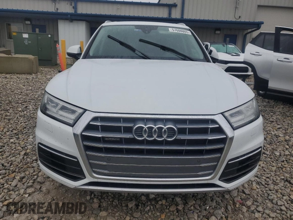 2020 Audi Q5 Premium Plus with VIN WA1BNAFY9L2102249, listed as a Copart auction lot 57608805 with 73,629 mi miles and Salvage title. Bid and sale history available at DreamBid. Image 5.