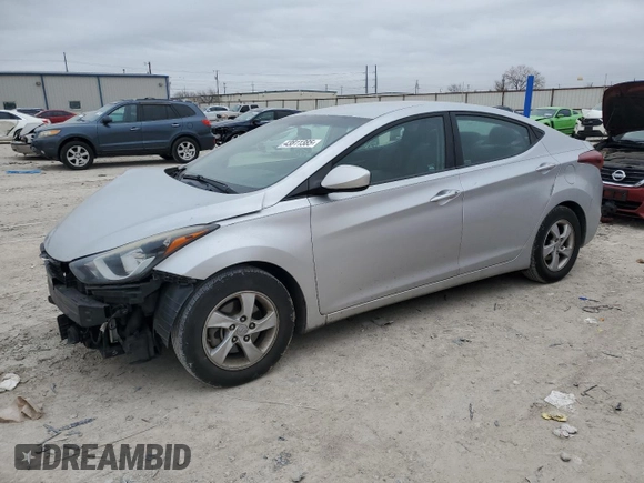 2015 Hyundai Elantra SE z VIN 5NPDH4AE5FH581650, wystawiony jako Copart lot #43811385 z przebiegiem 152 007 mil mil oraz Szkody całkowita. Historia ofert i sprzedaży dostępna na DreamBid. Obrazek 1.