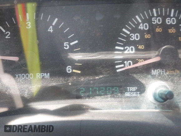 2001 Jeep Cherokee Sport with VIN 1J4FF48S21L624267, listed as a IAAI auction lot 42510524 with 217,209 mi miles and . Bid and sale history available at DreamBid. Image 7.