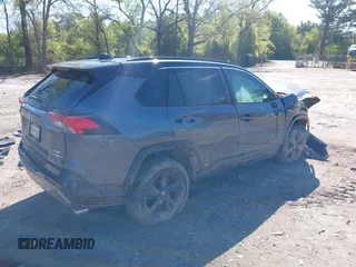 2021 Toyota RAV4 Hybrid XSE with VIN 2T3E6RFV2MW017668, listed as a IAAI auction lot 42008581 with Not provided miles and . Bid and sale history available at DreamBid. Image 4.