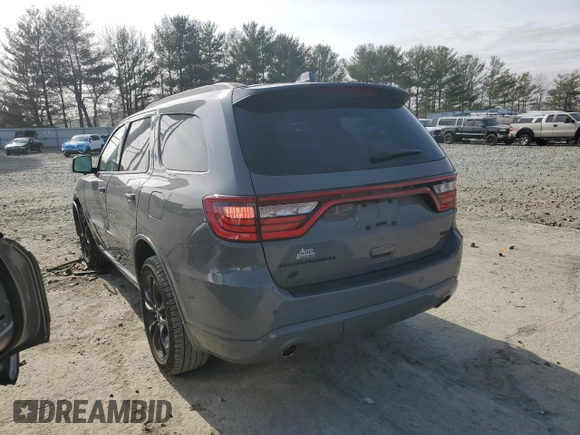 2021 Dodge Durango GT Plus with VIN 1C4RDJDG1MC750908, listed as a Copart auction lot 48904615 with 0 mi miles and Salvage Title. Bid and sale history available at carsss.com. Image 2.