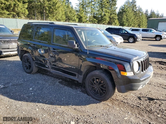 2017 Jeep Patriot Sport with VIN 1C4NJPBB3HD161750, listed as a Copart auction lot 47668615 with 160,257 mi miles and Clean Title. Bid and sale history available at carsss.com. Image 4.