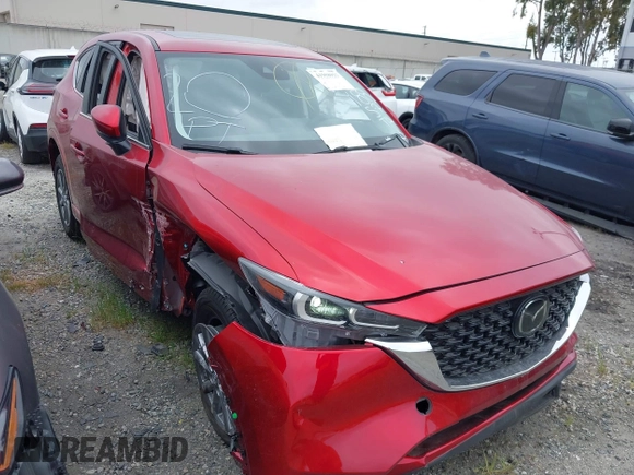 2024 Mazda CX-5 2.5 S Carbon Edition with VIN JM3KFBCL3R0530704, listed as a IAAI auction lot 41958923 with 14,048 mi miles. Bid and sale history available at carsss.com. Image 1.