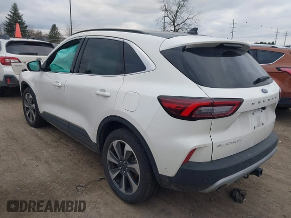 2024 Ford Escape Platinum with VIN 1FMCU9JA2RUA09782, listed as a IAAI auction lot 41077620 with Not Provided miles and . Bid and sale history available at DreamBid. Image 3.
