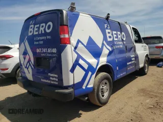 2020 Chevrolet Express Cargo with VIN 1GCWGAFG7L1179054, listed as a Copart auction lot 56726655 with 39,099 mi miles and Salvage title. Bid and sale history available at DreamBid. Image 3.
