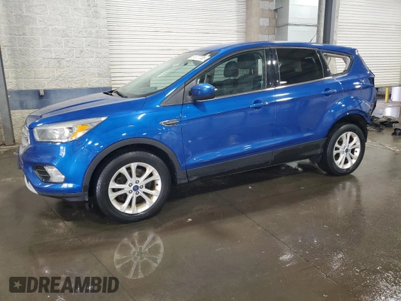 2017 Ford Escape SE with VIN 1FMCU9G95HUA61631, listed as a Copart auction lot 51077705 with 108,705 mi miles and Salvage Title. Bid and sale history available at carsss.com. Image 1.
