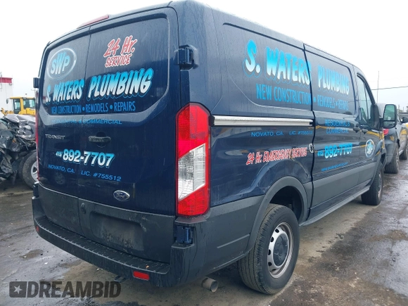 2021 Ford Transit Cargo with VIN 1FTBR1Y80MKA12125, listed as a IAAI auction lot 41773493 with 42,989 mi miles and . Bid and sale history available at DreamBid. Image 4.