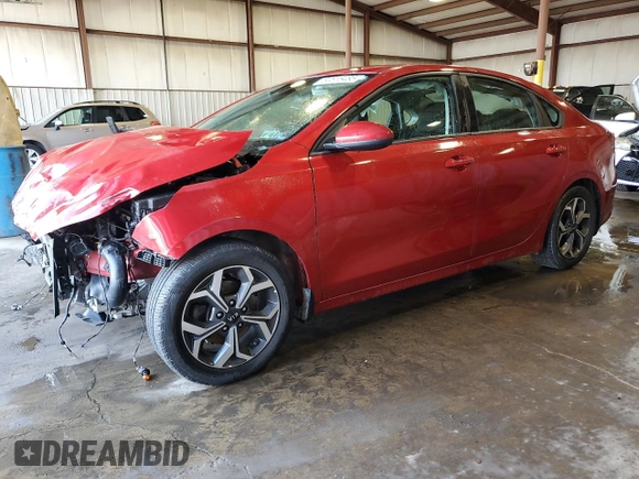 2019 Kia Forte LXS with VIN 3KPF24AD1KE112393, listed as a Copart auction lot 60515485 with 45,725 mi miles and Salvage title. Bid and sale history available at DreamBid. Image 1.