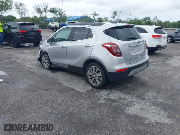 2018 Buick Encore Preferred with VIN KL4CJASB0JB717254, listed as a IAAI auction lot 41985178 with 123,948 mi miles. Bid and sale history available at carsss.com. Image 3.
