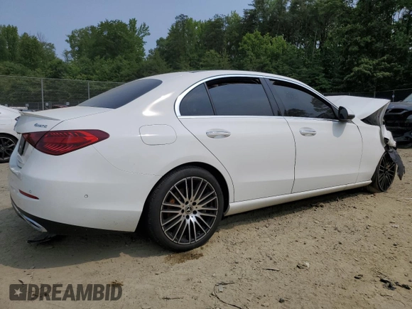 2023 Mercedes-Benz C 300 с VIN W1KAF4HB5PR078799, выставлен на аукционе Copart как лот 59699095 с пробегом Не указан миль и Списание • Salvage title. История ставок и продаж доступна на DreamBid. Изображение 3.