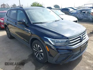 2024 Volkswagen Tiguan S with VIN 3VVRB7AX0RM055422, listed as a IAAI auction lot 42344755 with 20,670 mi miles and . Bid and sale history available at DreamBid. Image 1.