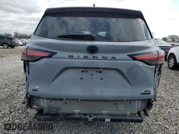 2022 Toyota Sienna XLE Woodland Edition with VIN 5TDASKFC4NS056510, listed as a Copart auction lot 50800905 with 50,102 mi miles and Salvage Title. Bid and sale history available at carsss.com. Image 6.