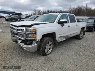 2015 Chevrolet Silverado 1500 LTZ with VIN 3GCUKSEC5FG392598, listed as a Copart auction lot 48001545 with 190,178 mi miles and Clean Title. Bid and sale history available at carsss.com. Image 1.
