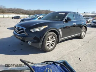 2016 Infiniti QX70 with VIN JN8CS1MU2GM670540, listed as a Copart auction lot 48196665 with Not Provided miles and Salvage Title. Bid and sale history available at DreamBid. Image 1.