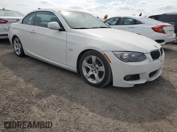 2013 BMW 3 Series 335i with VIN WBADX7C53DJ589247, listed as a Copart auction lot 76715834 with 59,073 mi miles and Salvage Title. Bid and sale history available at DreamBid. Image 4.