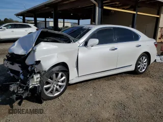 2009 Lexus LS 460 with VIN JTHBL46F995086717, listed as a Copart auction lot 50506665 with 98,362 mi miles and Salvage Title. Bid and sale history available at DreamBid. Image 1.