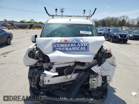 2016 Ram ProMaster City Cargo Tradesman SLT with VIN ZFBERFBT0G6B00196, listed as a Copart auction lot 51330705 with 164,887 mi miles and Salvage Title. Bid and sale history available at DreamBid. Image 5.