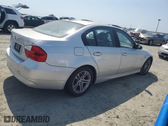 2008 BMW 3 Series 328i with VIN WBAVC53538FZ87992, listed as a Copart auction lot 60112495 with 138,489 mi miles and Clean title. Bid and sale history available at DreamBid. Image 3.