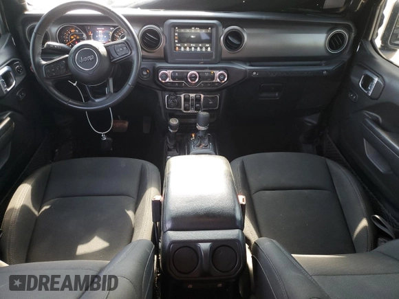 2022 Jeep Wrangler Unlimited Willys with VIN 1C4HJXDN2NW128081, listed as a Copart auction lot 61165615 with 28,525 mi miles and Salvage title. Bid and sale history available at DreamBid. Image 8.
