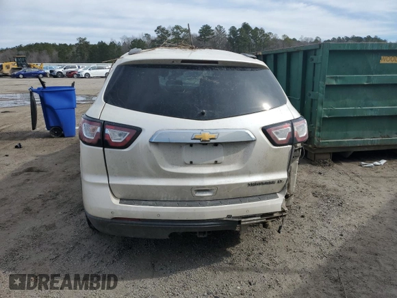2015 Chevrolet Traverse LT z VIN 1GNKRHKD8FJ217786, wystawiony jako Copart lot #41459254 z przebiegiem Nie podano mil oraz Szkoda całkowita • Salvage title. Historia ofert i sprzedaży dostępna na DreamBid. Obrazek 6.