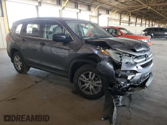 2016 Honda Pilot LX with VIN 5FNYF5H12GB019365, listed as a Copart auction lot 45797055 with 232,647 mi miles and Salvage Title. Bid and sale history available at DreamBid. Image 4.