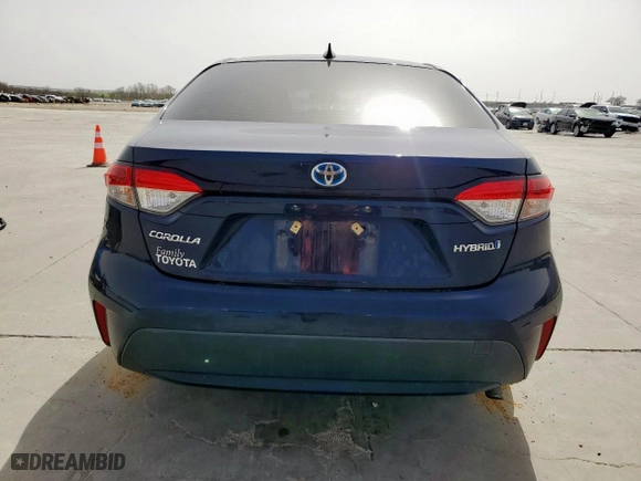 2022 Toyota Corolla Hybrid LE with VIN JTDEAMDE1NJ056580, listed as a Copart auction lot 48244975 with 67,342 mi miles and Salvage Title. Bid and sale history available at carsss.com. Image 6.