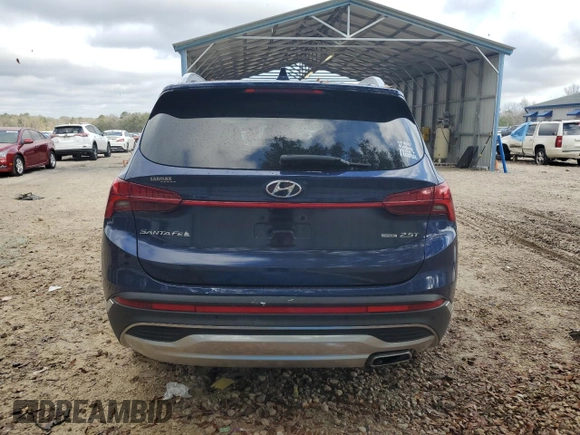 2021 Hyundai Santa Fe Limited with VIN 5NMS4DAL5MH364420, listed as a Copart auction lot 45100625 with 62,974 mi miles and Non Repairable. Bid and sale history available at carsss.com. Image 6.