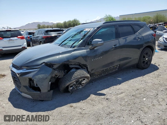 2020 Chevrolet Blazer LT z VIN 3GNKBHRS8LS618077, wystawiony jako Copart lot #60150015 z przebiegiem 62 064 mil mil oraz Szkoda całkowita • Salvage title. Historia ofert i sprzedaży dostępna na DreamBid. Obrazek 1.