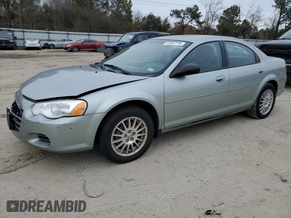 2005 Chrysler Sebring Touring with VIN 1C3EL56R65N622875, listed as a Copart auction lot 41387775 with 61,253 mi miles and Salvage title. Bid and sale history available at DreamBid. Image 1.