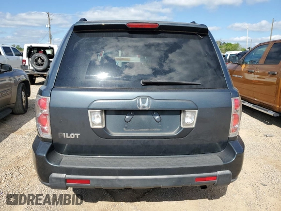 2006 Honda Pilot EX-L with VIN 5FNYF28526B022878, listed as a Copart auction lot 51138665 with 226,519 mi miles and Clean Title. Bid and sale history available at DreamBid. Image 6.