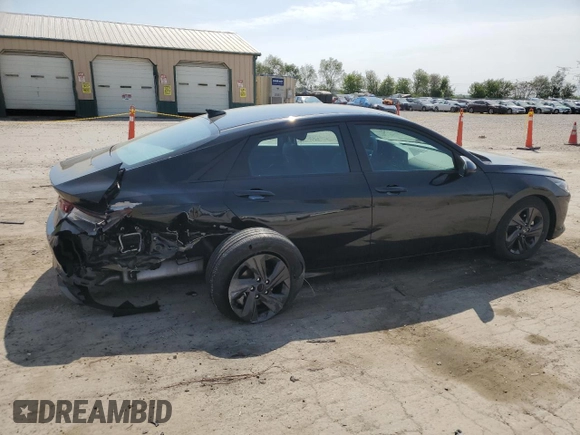 2023 Hyundai Elantra SEL with VIN KMHLM4AGXPU613794, listed as a Copart auction lot 56339415 with 16,349 mi miles and Salvage title. Bid and sale history available at DreamBid. Image 3.