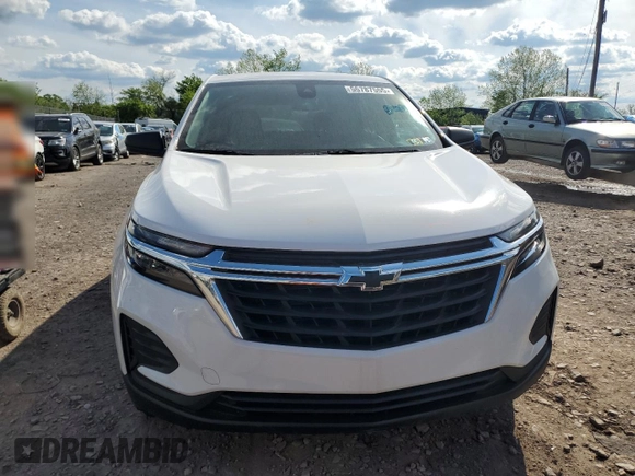 2023 Chevrolet Equinox LS z VIN 3GNAXHEG2PL173799, wystawiony jako Copart lot #55787555 z przebiegiem 12 470 mil mil oraz Szkoda całkowita • Salvage title. Historia ofert i sprzedaży dostępna na DreamBid. Obrazek 5.