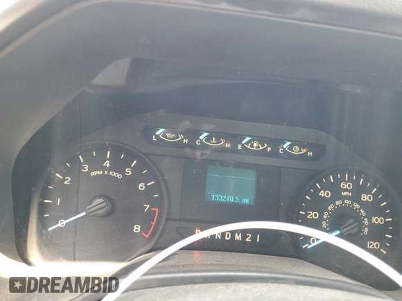 2019 Ford F-150 XL with VIN 1FTEX1EB5KFA67985, listed as a Copart auction lot 57634495 with 133,270 mi miles and Clean title. Bid and sale history available at DreamBid. Image 9.