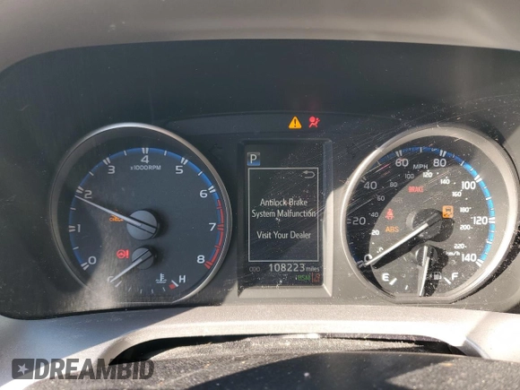 2018 Toyota RAV4 XLE with VIN JTMWFREV3JJ726836, listed as a Copart auction lot 50653545 with 108,223 mi miles and Salvage Title. Bid and sale history available at DreamBid. Image 9.