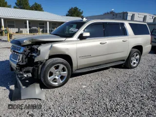 2015 Chevrolet Suburban LT with VIN 1GNSCJKC5FR716420, listed as a Copart auction lot 48310805 with 171,579 mi miles and Salvage Title. Bid and sale history available at carsss.com. Image 1.