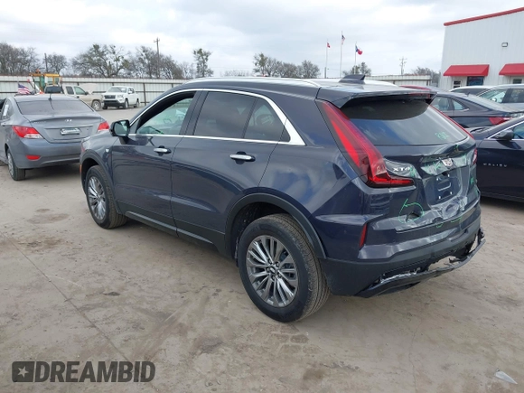 2025 Cadillac XT4 FWD Premium Luxury with VIN 1GYFZCR43SF151884, listed as a IAAI auction lot 41521510 with 2,339 mi miles and . Bid and sale history available at DreamBid. Image 3.